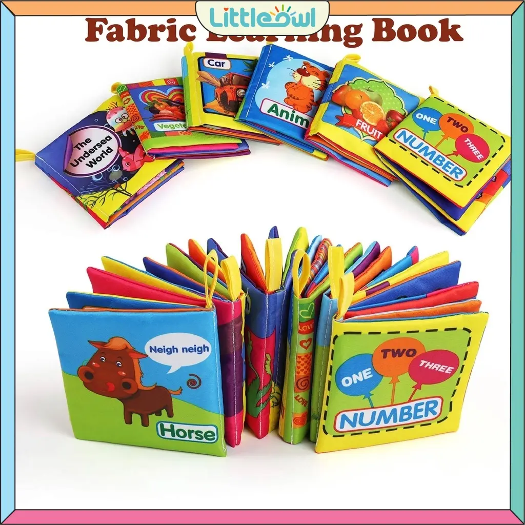 M'siaSoft Books Early Learning Books Toy Book Baby Early Cognitive Educational