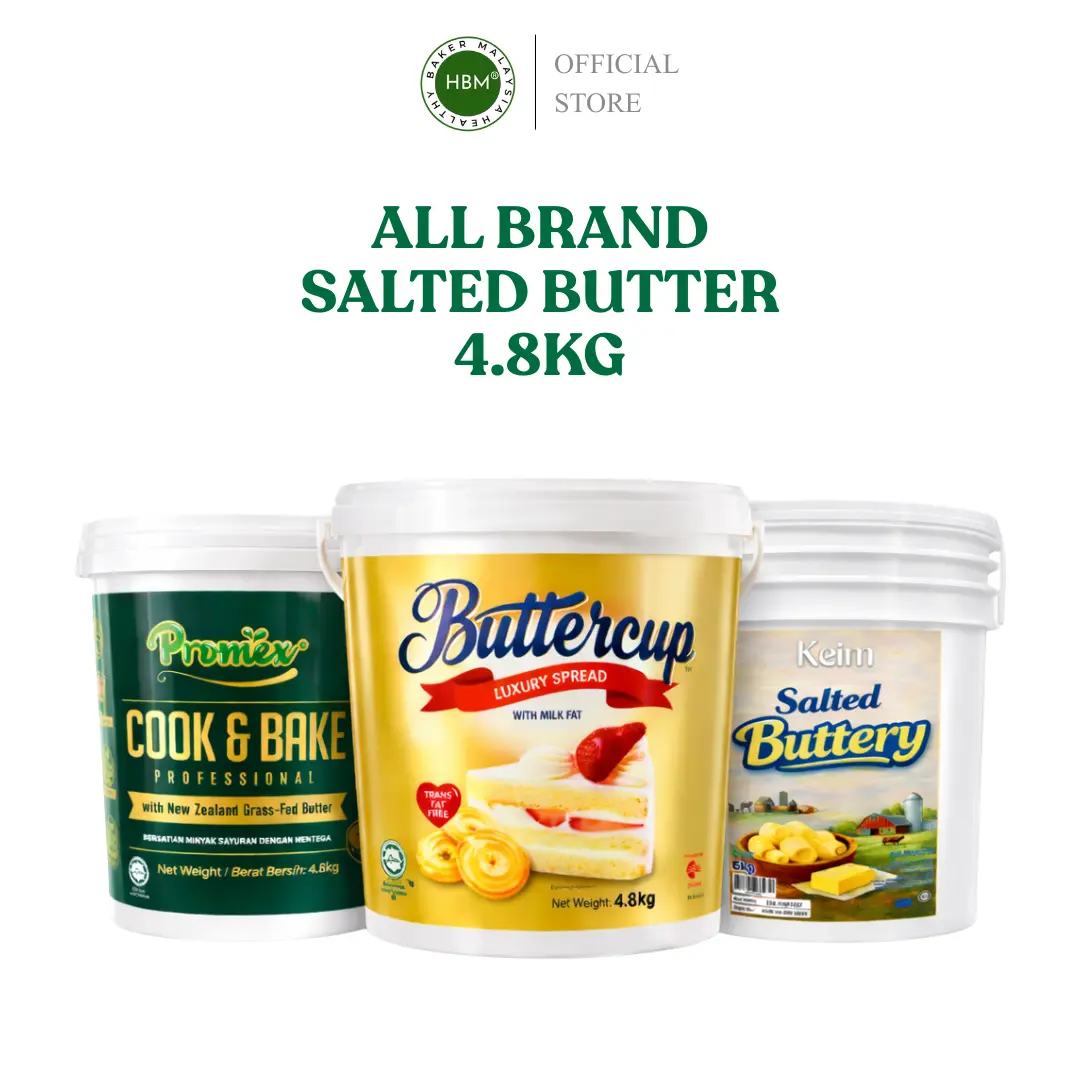 Buttercup 4.8kg / Keim Salted Butter 5kg / Promex Cook and Bake ...