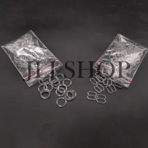 Gesper Ring BH Bahan Plastik / Ring Slider Bra (HARGA 25 SET)