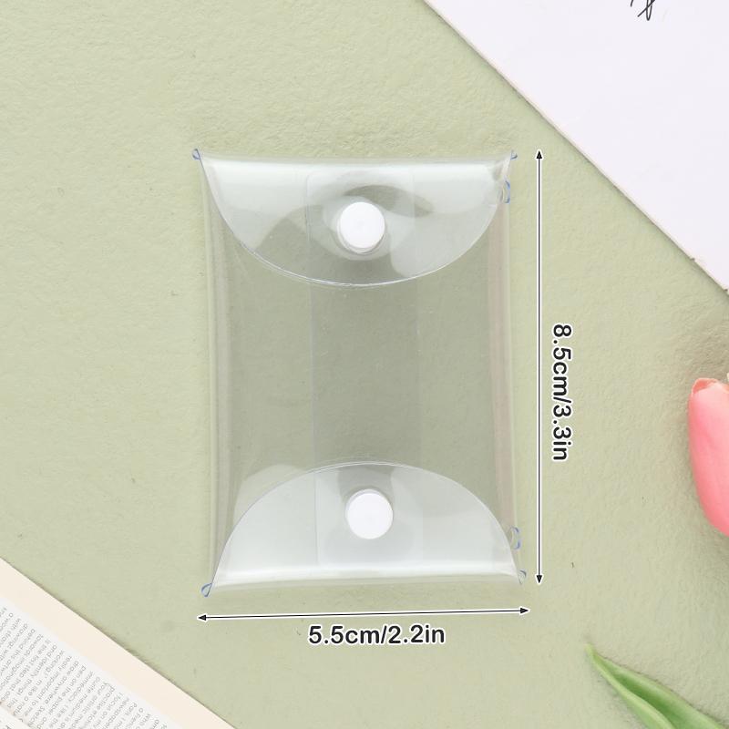 Product Introduction of [QQQ]Mini Anime Doll Display Bag Transparent Coin Purse Keychain Pendant Square Pouch Organizer Key Lipstick Earphone Storage Bag 40