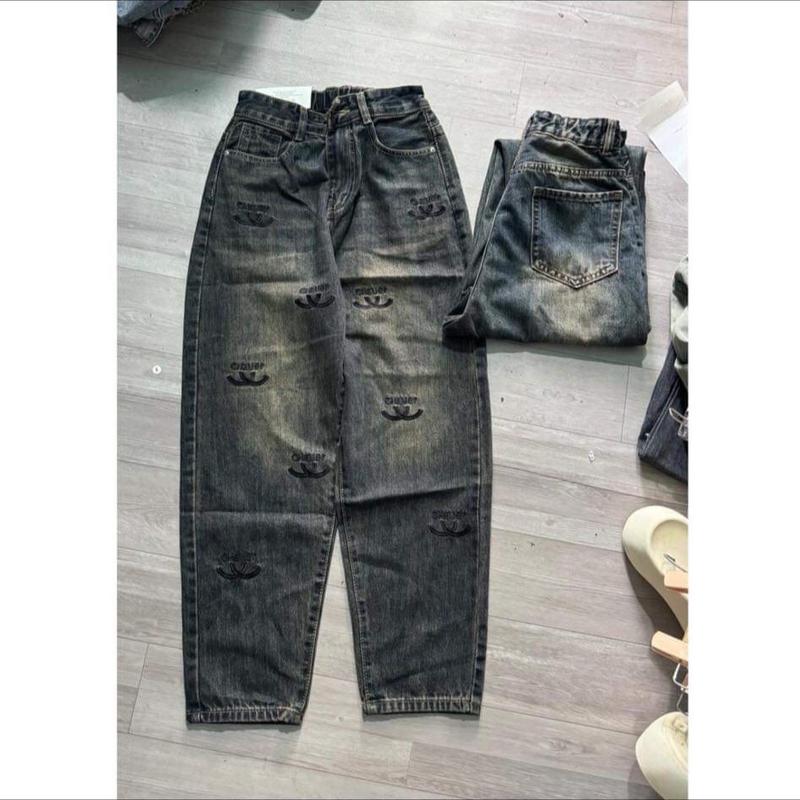 Quần bagyy nữ hàng lưng thun chất vải mềm hàng QC M2526+2426 Women Kem 5