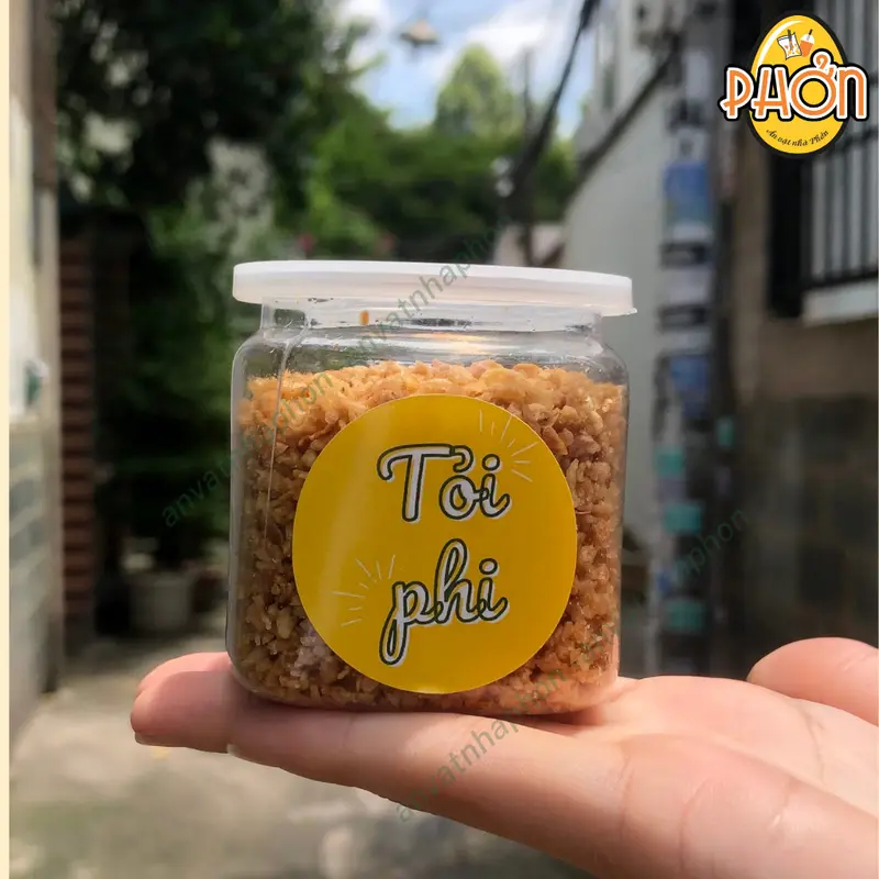 Topping bánh tráng, bơ trứng gà, khô gà, muối nhuyễn, hành phi, tỏi phi, ruốc sấy, sate - Ăn Vặt Nhà Phởn Food Cay 2