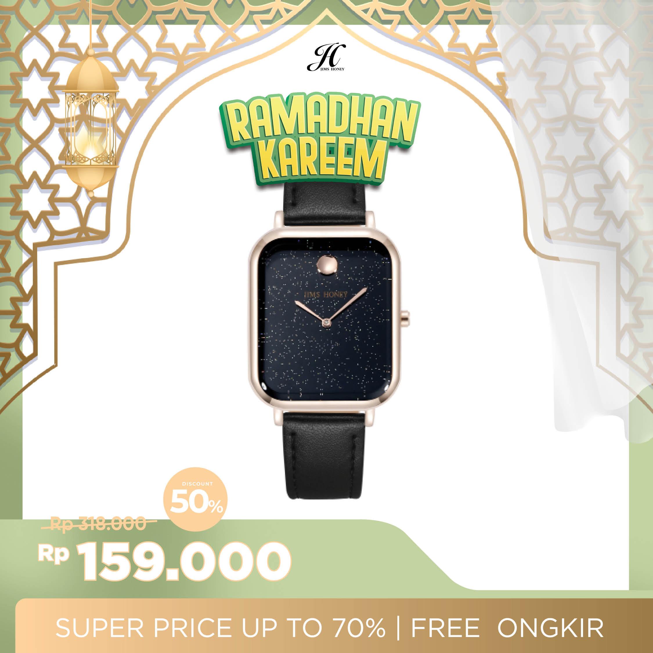 JIMS HONEY JAM TANGAN PRIA JT 8308 (FREE BOX + BATERAI)