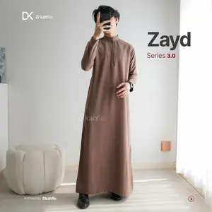 Dkahfie Apparel Zayd Thobe Series 3.0 | Gamis Pria Slimfit | Gamis Pria | Gamis Slimfit
