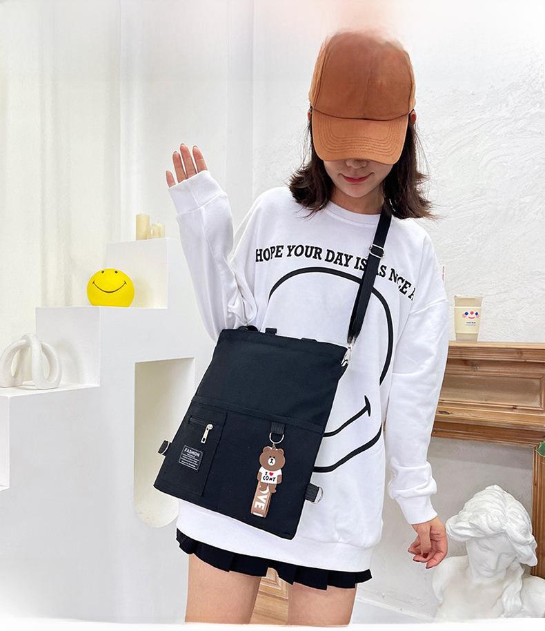 Product Introduction of Túi Đeo Vai, Phong Cách Hàn Quốc, Chất Liệu Vải Bố, Thích Hợp Cho Học Sinh Nữ, Phong Cách Dễ Thương Và Dễ Phối Đồ Thích Hợp Cho Khuôn Viên Học Sinh, Thích Hợp Cho Bạn Gái, Túi Cùng Mẫu, Túi Xách Bag Tote Chữ Nhật Hình Chữ Nhật 7
