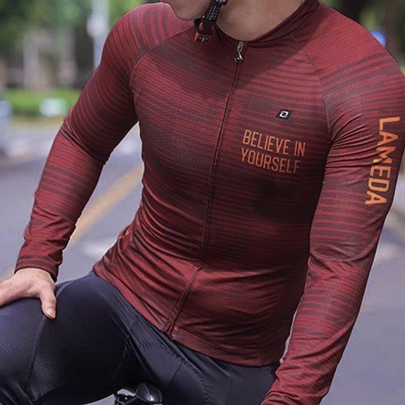 Áo đạp xe dài tay nam thời trang