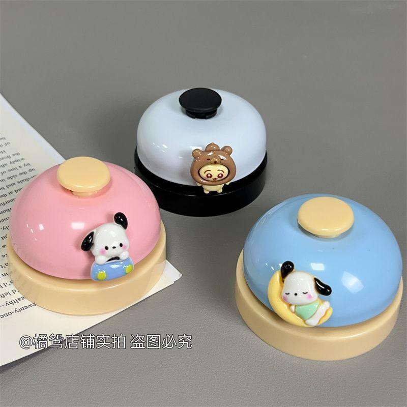 Product Introduction of Cute Cartoon Bell Hand-Pressed Answer Bell Pet Calling Bell Front Desk Serving Bell Table Bell Live Room Deal Bell 7