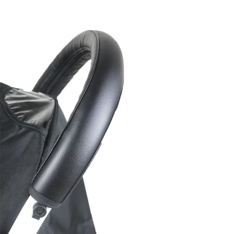 【Ready Stock】 Pram Handle PU Leather Protective Cover Armrest Sleeve for Case Stroller Accesso