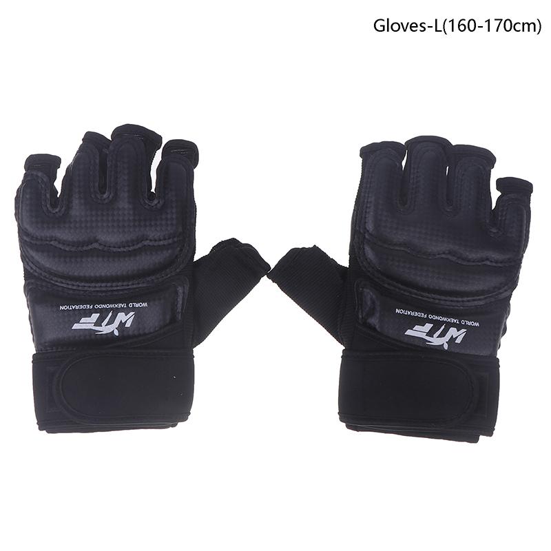 Product Introduction of Găng Tay Karate, 1 Đôi, Thiết Bị Võ Thuật Taekwondo, Găng Tay Chân Da, Bảo Vệ Nửa Ngón Tay Thích Hợp Cho Đấm Bốc, Bảo Vệ Tay Và Chân 36