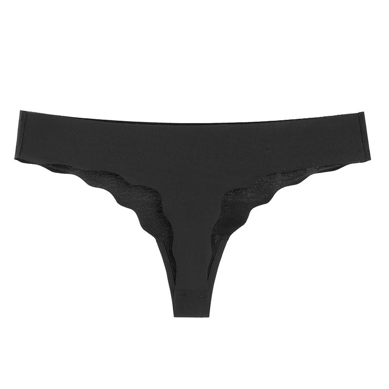Product Introduction of Women's Thongs G-string Underwear Seamless Invisible Panties For Ladies Fashion Ruffle Female T-back Underpants 1/2pcs Womenswear Comfort 9