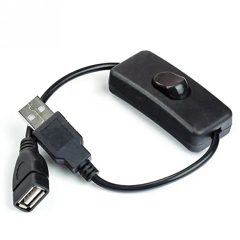 USB Extension Cable, USB to USB Cable with Switch, USB to USB Charging Cable 0