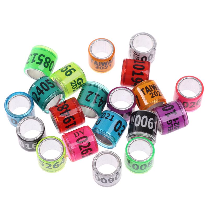 Product Introduction of 20 pcs Pigeon Foot Ring With Word Earrings 2023 Multicolor Bird Tools 35