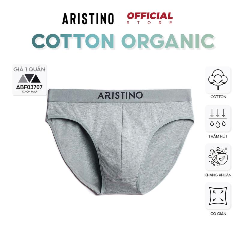 Quần lót nam ARISTINO sịp cotton cao cấp mềm công nghệ FIT FORM 360 ôm body khử khuẩn - ABF03707