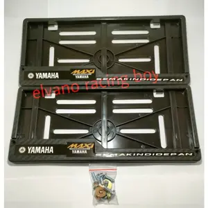 Cover Tempat Wadah Plat Nomor Original Yamaha Nmax/Mio/Lexi/Aerox/Vixion/Fino/Vega/Jupiter/FizR/Force1/Rx-King/R25/R15. Dll