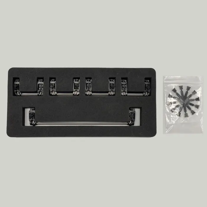 TX - Stabilizer Clip in Mechanical Keyboard - WKL, White 1.2mm 1