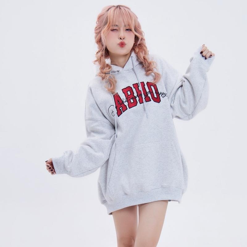 DEAL SỐC AB HOUSE - Áo hoodie form rộng HAPPILY nam nữ