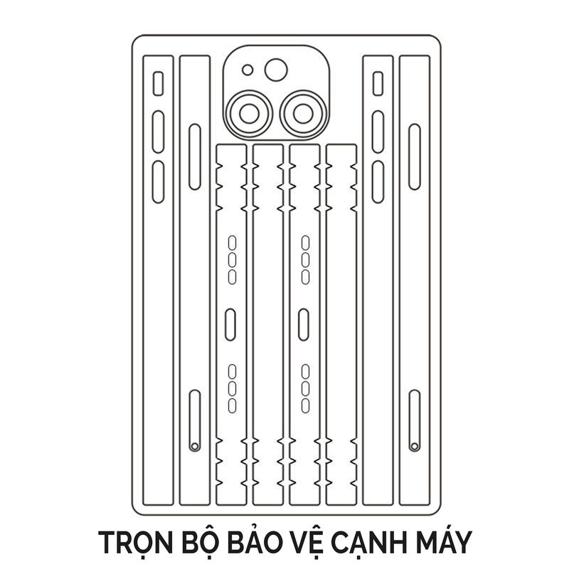 Miếng Dán Viền PPF Dành Cho iPhone Bảo Vệ Viền Máy Và Viền Camera Chống Trầy Xước, Bong Sơn Cho iP X Xr Xs Max 11 12 13 14 15 Pro Max 15 Plus 3