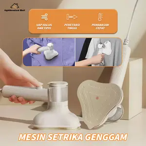 Lighthundred Mall Setrika Uap 80W Setrika Basah Dan Setrika Kering Setrika 100ml Setrika Portabel