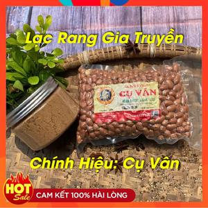 Lạc Rang Húng Lìu Cụ Vân 500g - Lạc Trắng, Thơm, Giòn, Ngon - Món Ăn Vặt Tốt Cho Sức Khỏe Snack Thức Ăn Food Nuts