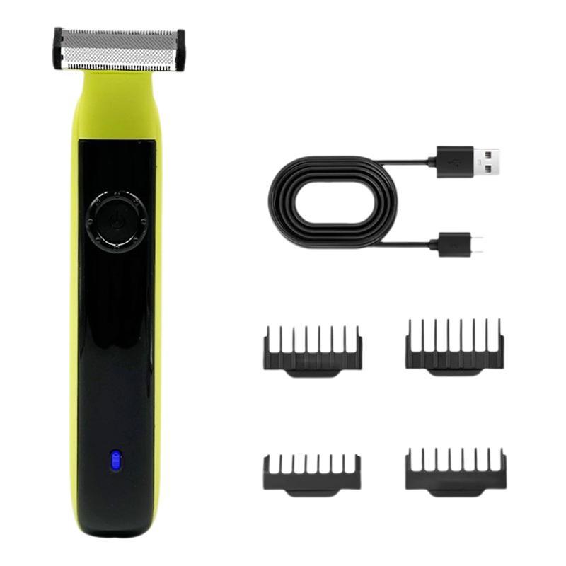 Product Introduction of Electric Beard Trimmer, Rechargeable Beard Shaver, Double-sided Blade Shaving Razor, Personal Care Appliances for Men Hair Cutting Machines 0