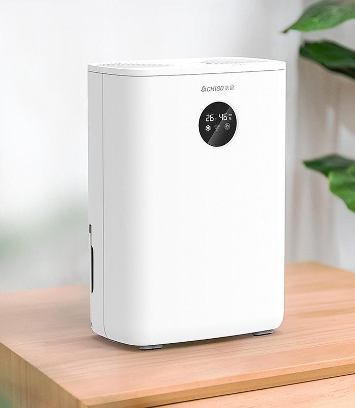 Máy hút ẩm Chigo ZG-908EA 2.5L, công suất 65w, có tạo ion âm, tạo mùi, đèn UV khử khuẩn 2