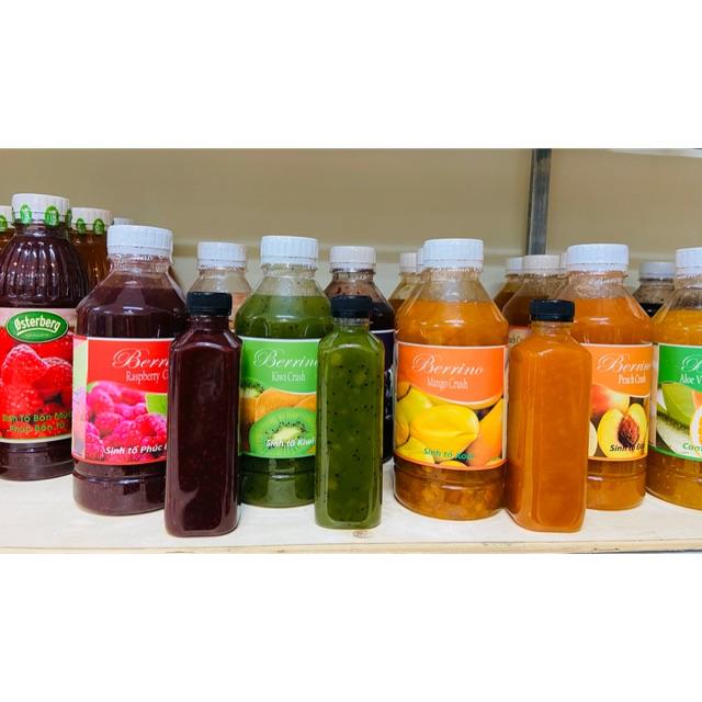 Mứt sinh tố Berrino 50ml -100ml-250ml làm sữa chua, panna cotta