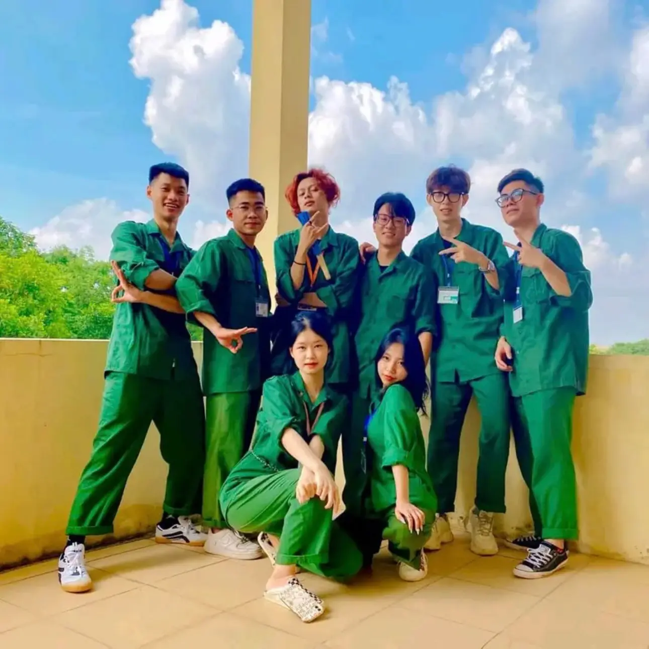 Bộ Quần Áo Học Sinh, Sinh Viên Học Tập Quân Sư, Giáo Dục Quốc Phong, Tập Văn Nghệ, Bảo Hộ Lao Động