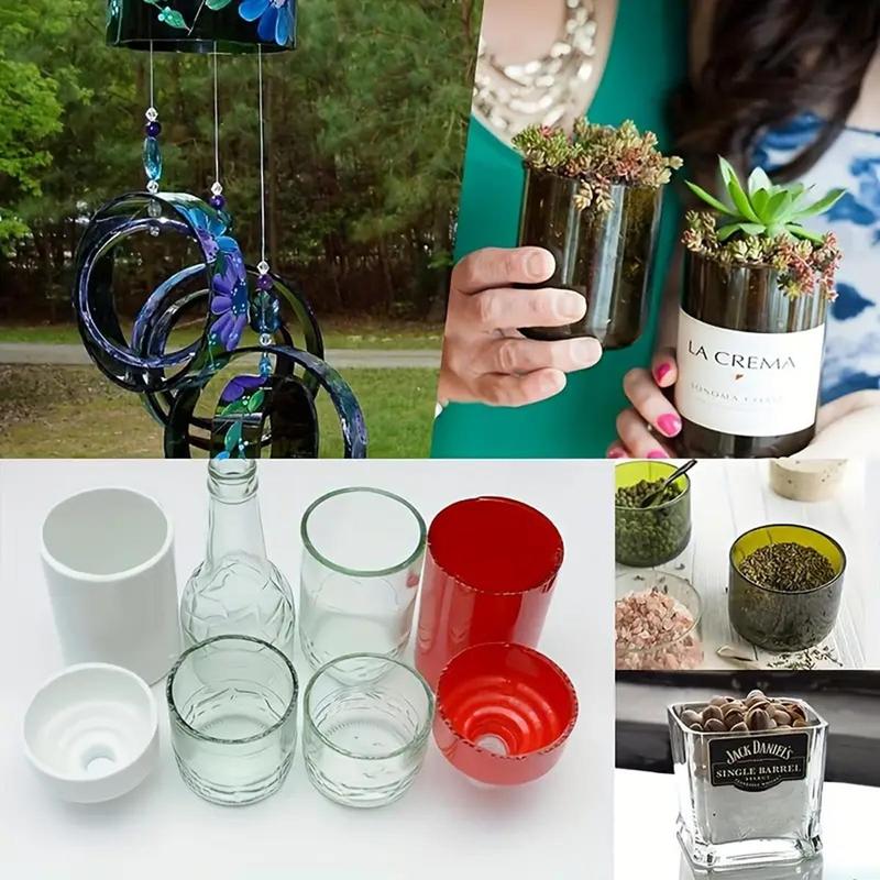 Product Introduction of Glass Bottle Cutter Set, Multifunctional Glass Cutter for Bottles, Multi-Application Glass Cutting Kit for DIY Projects & Home 7