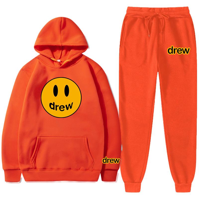 Product Introduction of Bộ Đồ Thể Thao Justin Bieber Drew, Dành Cho Nam, Thiết Kế Mặt Cười, Bộ Đồ Đi Chơi Dành Cho Nam 9