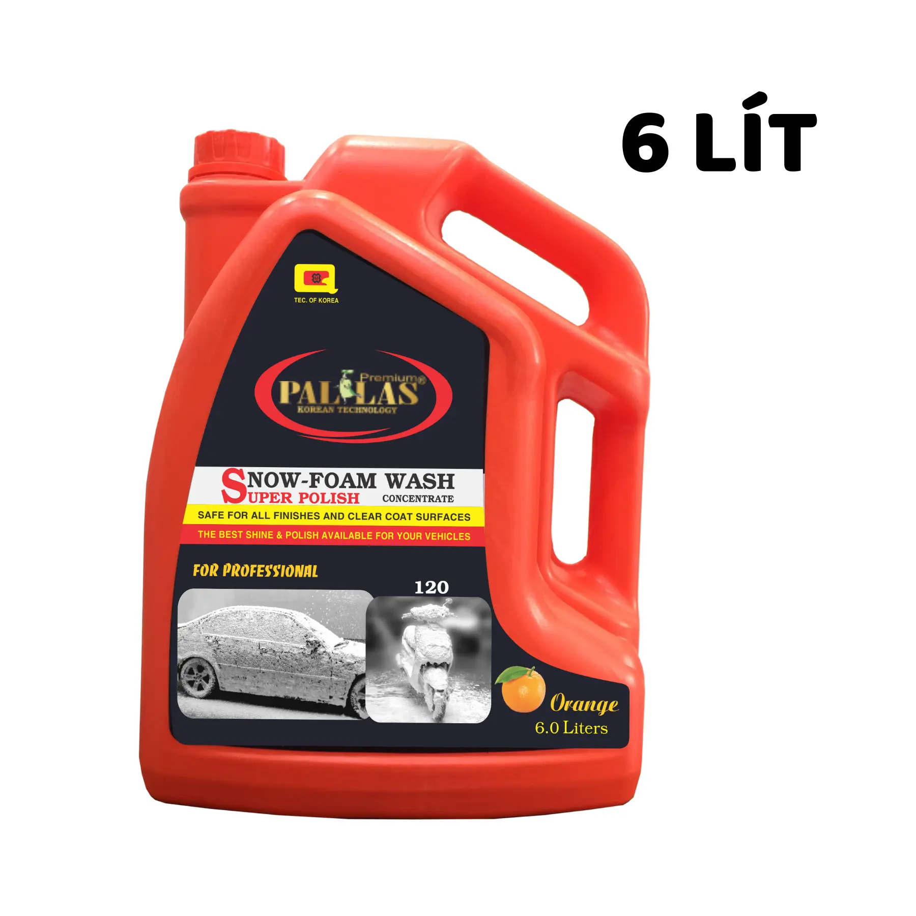 Dung Dịch Tạo Bọt Tuyết Rửa Xe Pallas 6L