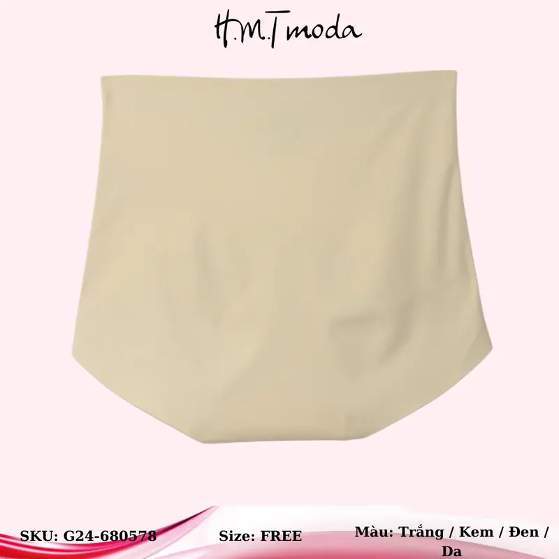 Quần lót nữ G24-680578 H.M.Tmoda dạng su, không đường may lưng cao 4