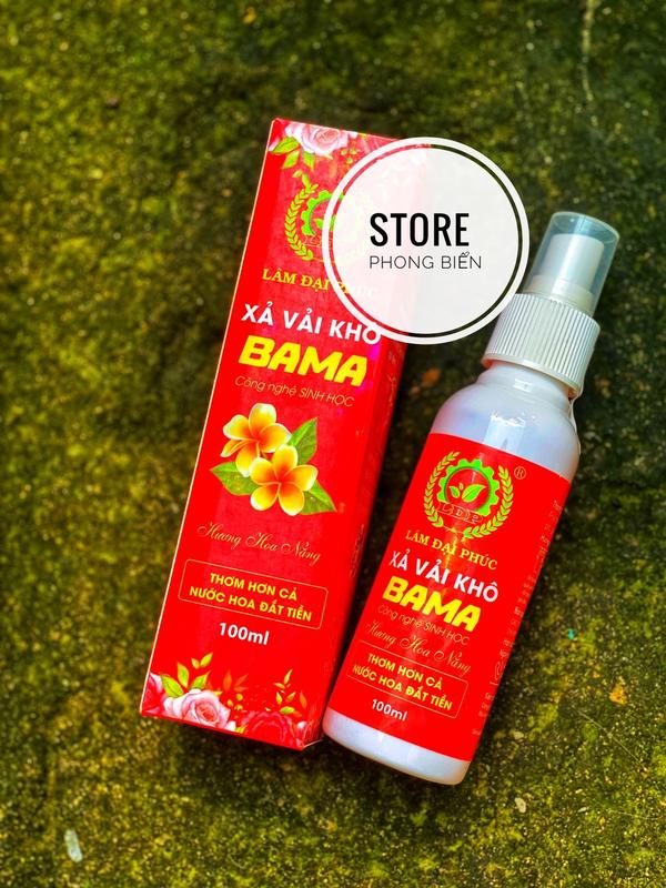 Nước Xả Vải Khô BAMA Lâm Đại Phúc - Màu Đỏ Hương Hoa Nắng 100ml