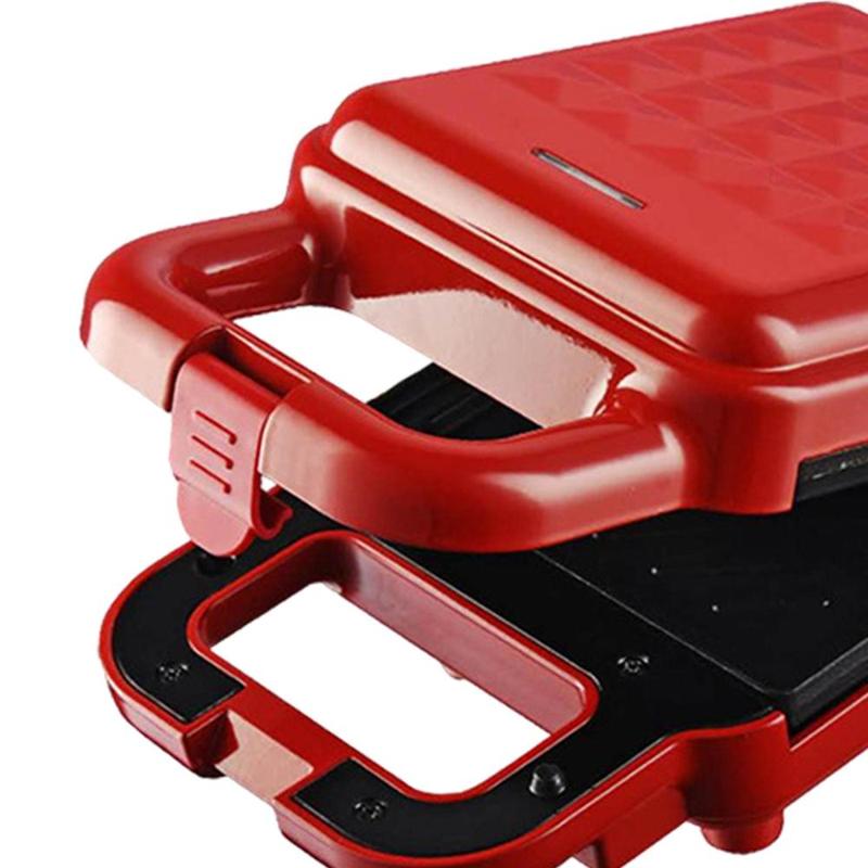 Product Introduction of Electric Sandwich Maker Household Double Sided Heating Space Saving Waffle Maker for Waffle Toastie Panini Omelette Breakfast 2