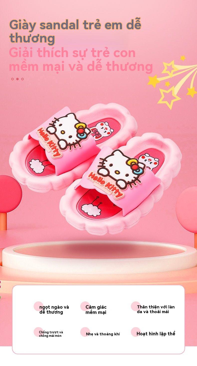 Product Introduction of Dép Xăng Đan Bé Gái, Đám Mây Thoải Mái, Thích Hợp Cho Mùa Hè, Sử Dụng Trong Nhà, Phòng Tắm Hoạt Hình, Không Trơn Trượt, Cho Trẻ Em Và Bé Gái 3