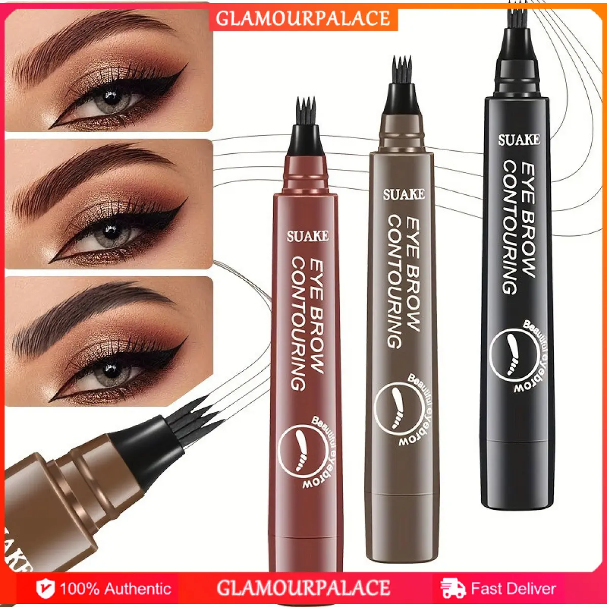 Four Forked Eyebrow Pencil One Word Eyebrow Pencil Student Parity