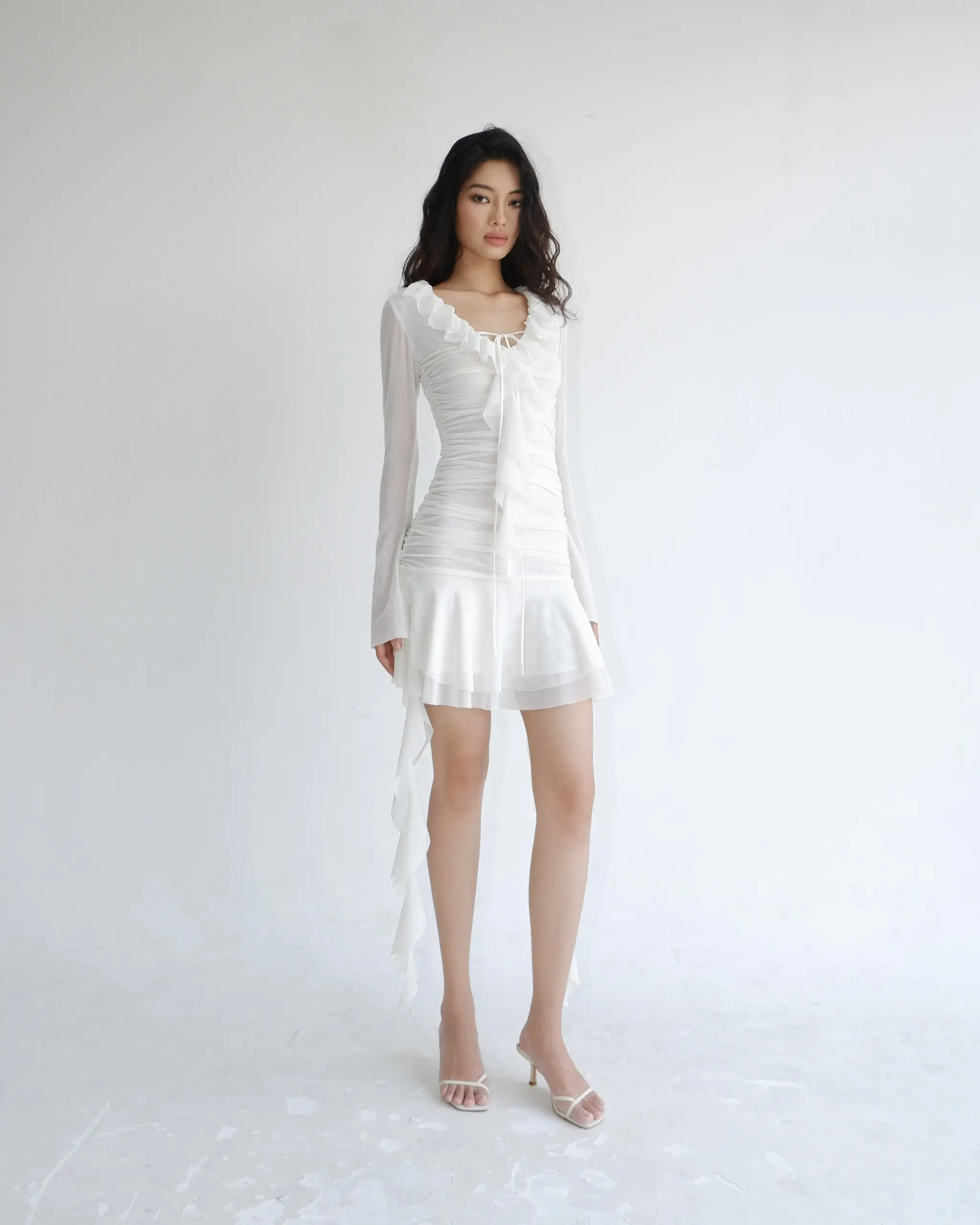 LEMONCHIC - ĐẦM Nữ  BÈO TAY DÀI - D235