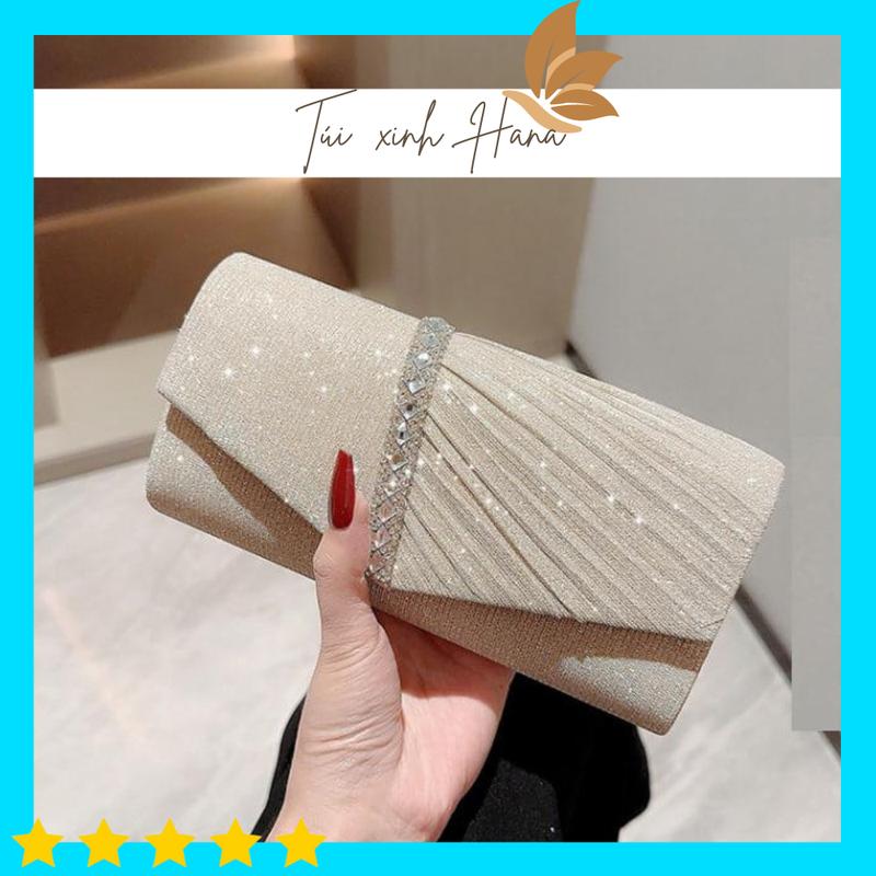 Túi Xách Nữ   SPT62  - Clutch nữ ví dài cầm tay cao cấp phù hợp dự tiệc sang chảnh tiểu thư BAG U CSG16