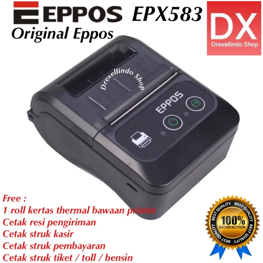 Printer Thermal Bluetooth EPPOS V2 EPX583 RPP02 CETAK STRUK DAN CETAK RESI PENGIRIMAN