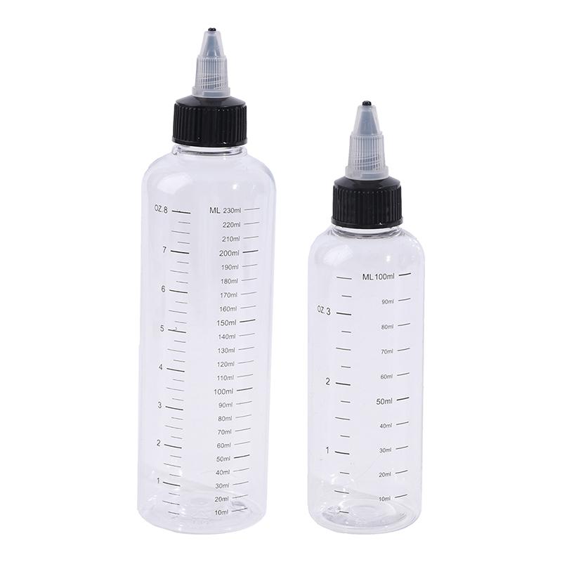 Product Introduction of 30ml-250ml Plastic PET Liquid Capacity Dropper Bottles Pigment Ink Containers Transparent Organiser 21