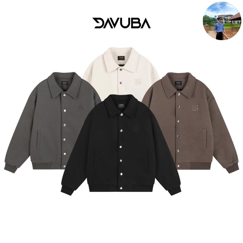 DAVUBA x Đàm Duy Bộ Áo Varsity Dreams dạ chần bông ba lớp SM048