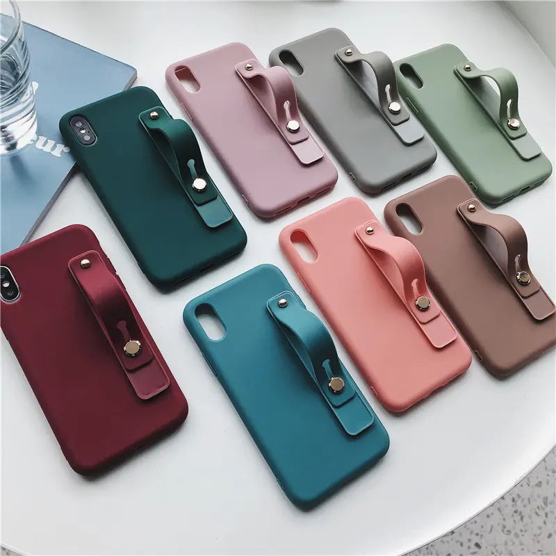 Applicable iPhone14Promax matte holder, mobile phone case 14pro push-pull XR candy color anti-drop protective case
