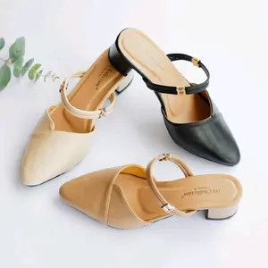 Sendal heels wanita hak tahu 5CM Shoes