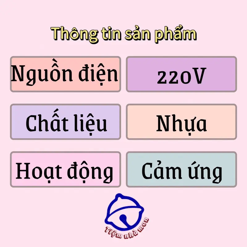 Đèn ngủ cảm ứng ánh sáng viền vuông, viền trái tim 5