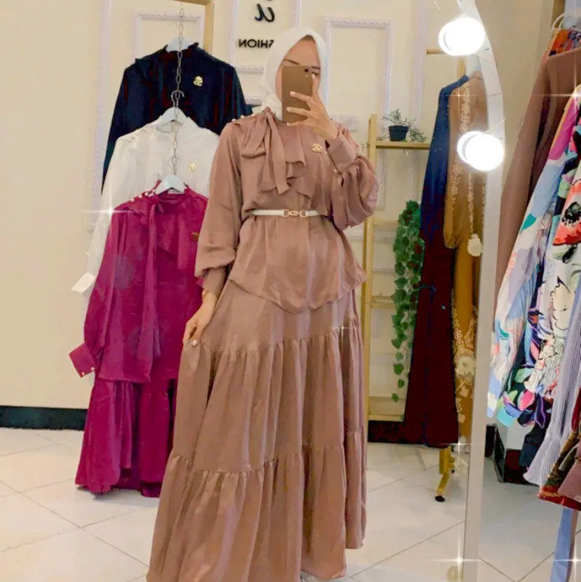 5%Ld 110 One Set Rok Shella Saukia ratu fashion