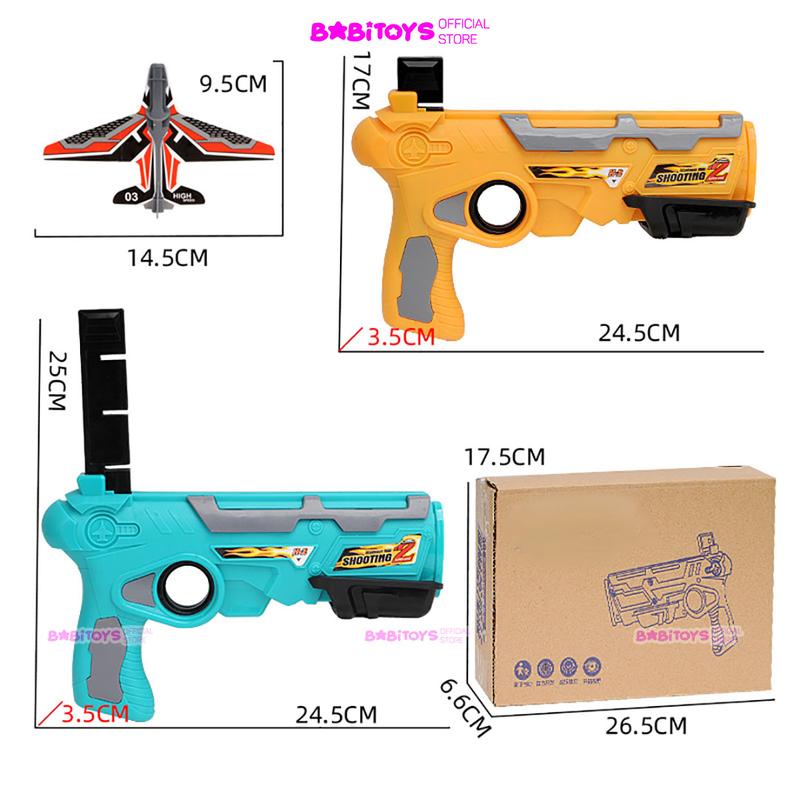 Đồ chơi phóng máy bay xốp loại lớn 25cm, phóng máy bay mô hình cho bé đồ chơi vận động ngoài trời 2