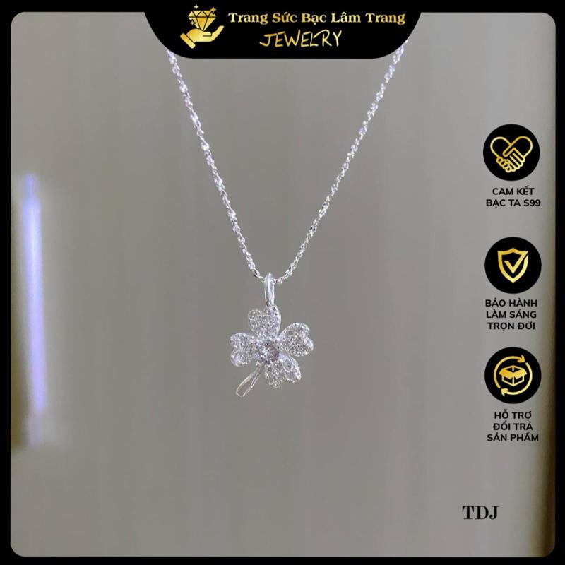 Dây chuyền bạc cỏ 4 lá dáng nhỏ xinh 379 LTJ Tốt đẹp