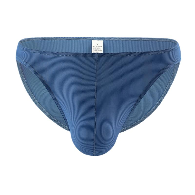 Product Introduction of Sexy Mens Ice Silk Briefs Underwear Breathable Male Panties Innerwear U Pouch Soft Comfortable Menswear 4