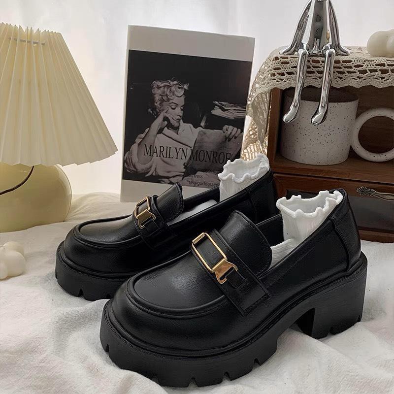 Giày Lolita Khóa vuông chất da mềm AnDa Shoes Nữ