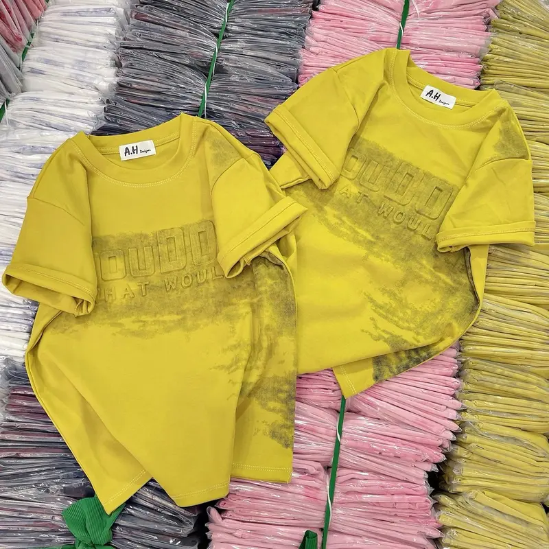 Áo thun Babytee phom ôm nữ phối chữ Loang dập nổi ( Mã YOU DO ) 4