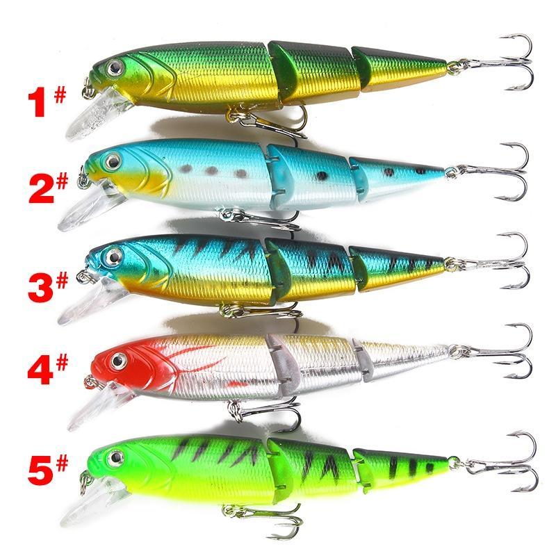 【Stock】 15g/11cm High quality Multisegmental fish fishing baits ...